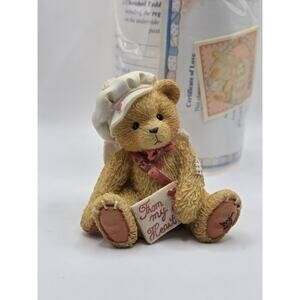 Cherished Teddies From My Heart Boy With Letter Bear Figurine 869074 W/Cert